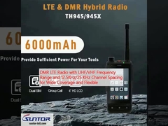 رادیو DMR LTE با دامنه فرکانس UHF/VHF و فاصله کانال 12.5KHz/25KHz برای پوشش گسترده و انعطاف پذیر