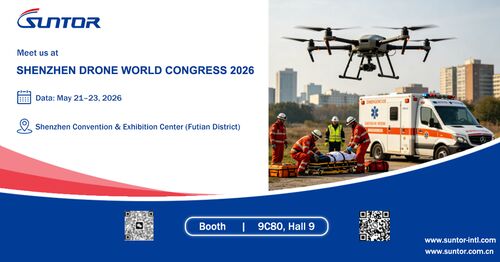 Latest company news about شرکت SUNTOR در کنگره جهانی هواپیماهای بدون سرنشین شنژن در سال 2026 نمایش خواهد داد